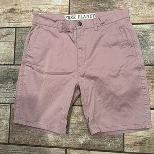 Free Planet | Men’s | Mauve | Purple | Pink | Stretch Shorts | Size 34 | NWOT